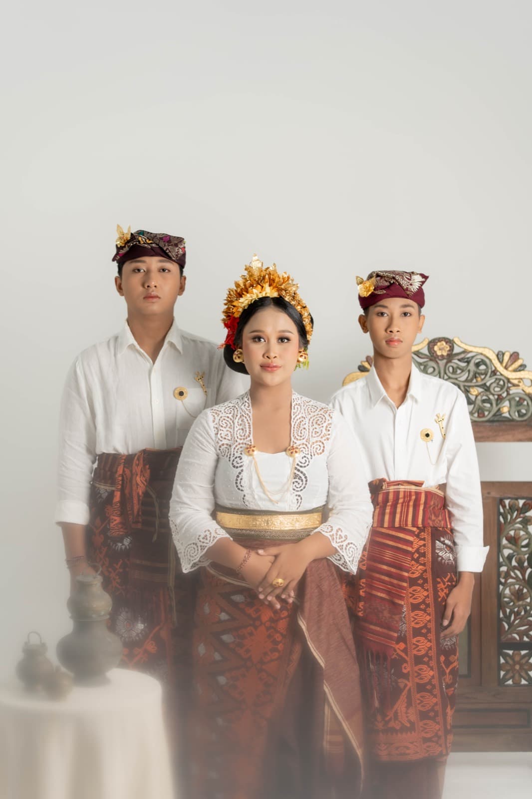 Bersiap menjelang upacara